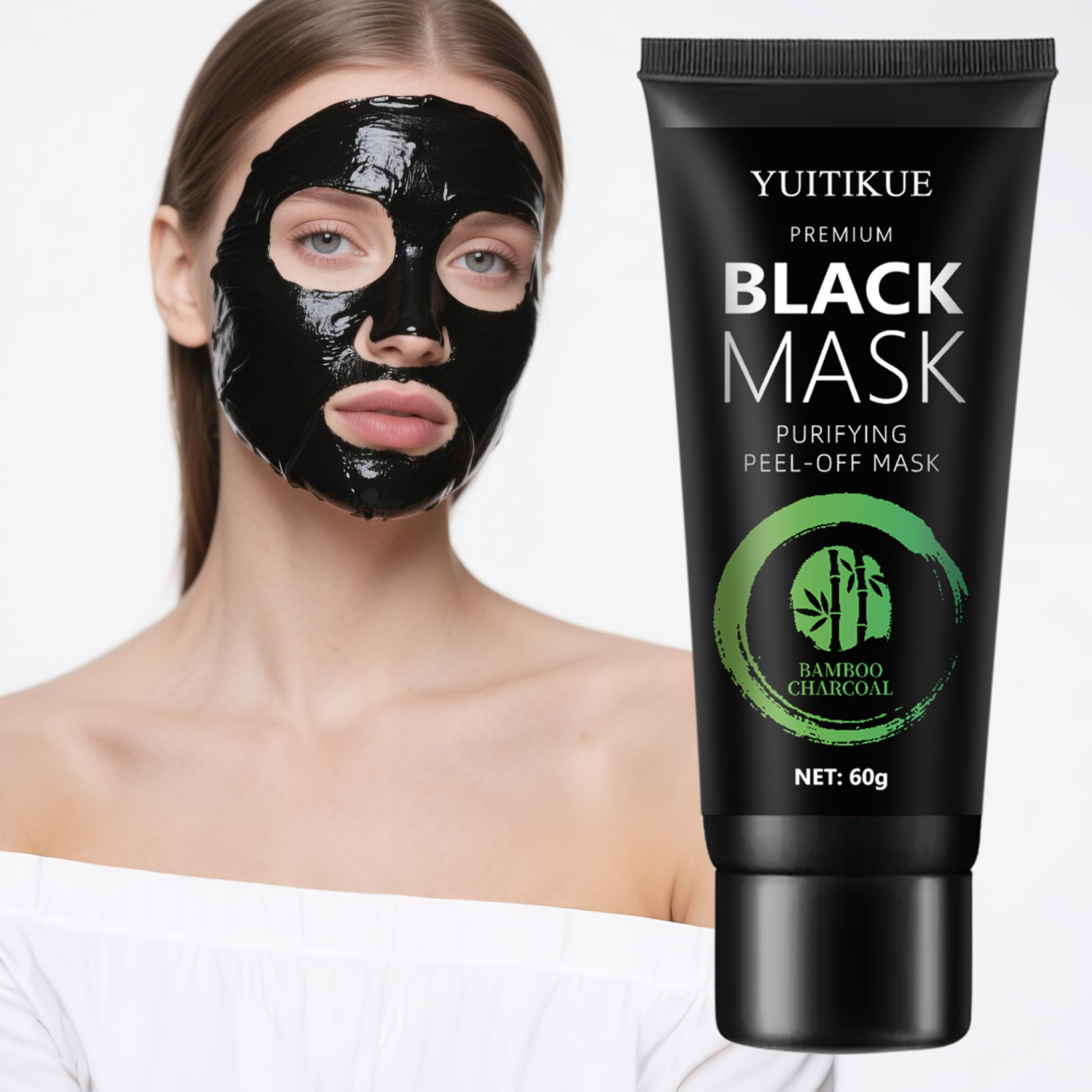 Peptide Neck Cream - قناع تقشير فاخر بالفحم النباتي الأسود