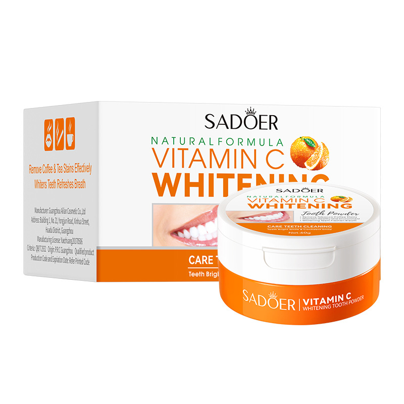 Vitamin C Powder - فيتامين ج مسحوق تبييض الأسنان ،
