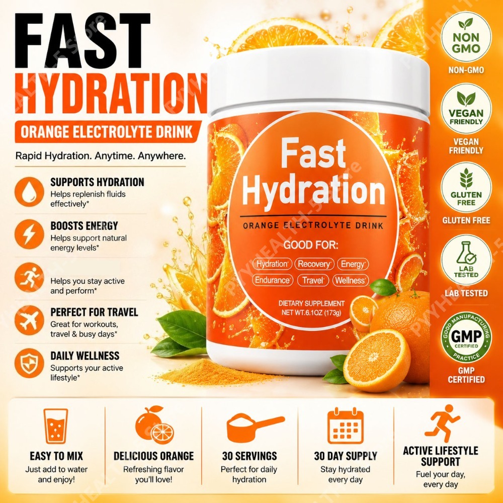 Vitamin C Powder - مسحوق مشروب إلكتروليتي بنكهة البطيخ مع