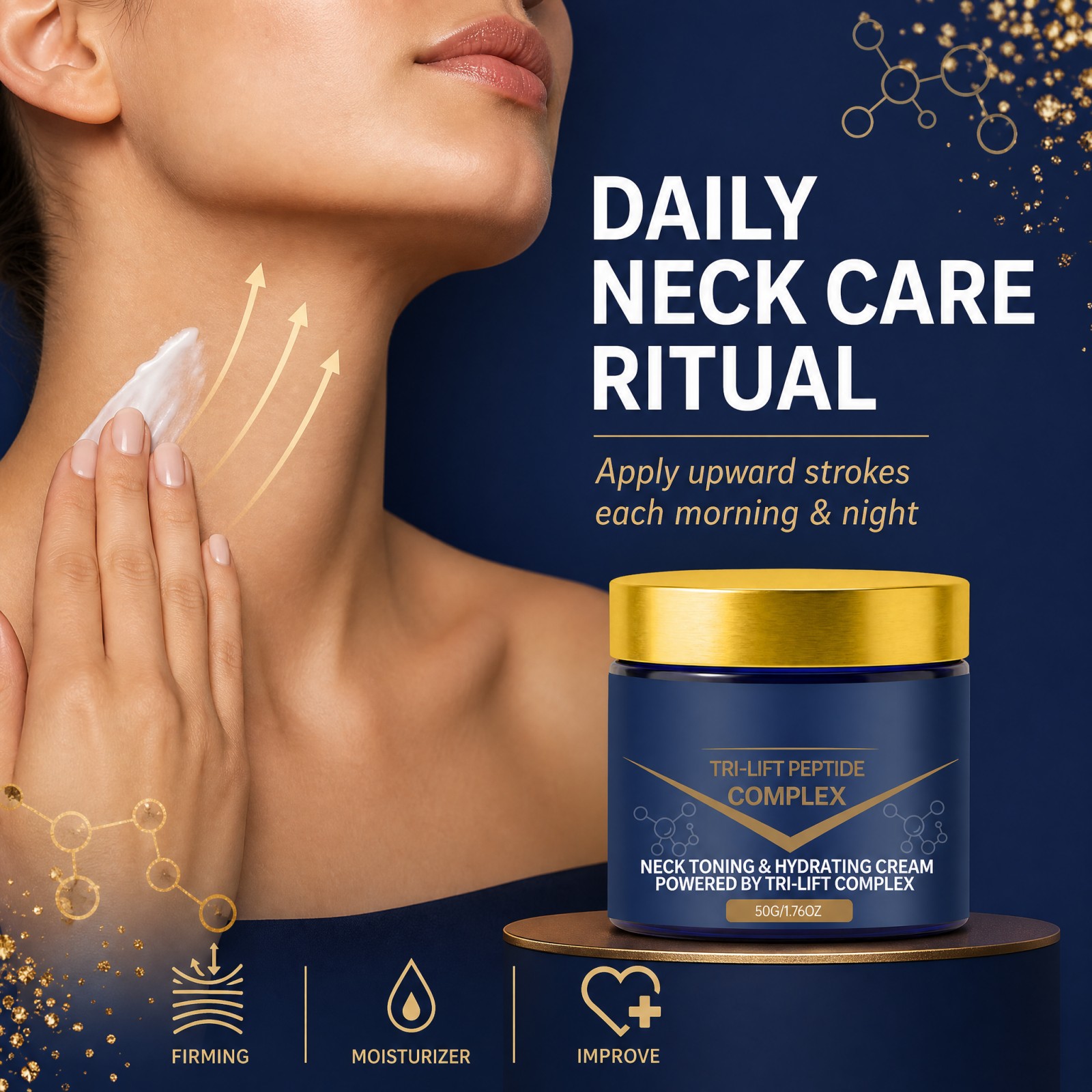 كريم تري ليفت ببتيد لشد الرقبة - مراجعة Peptide Neck Cream وسعره