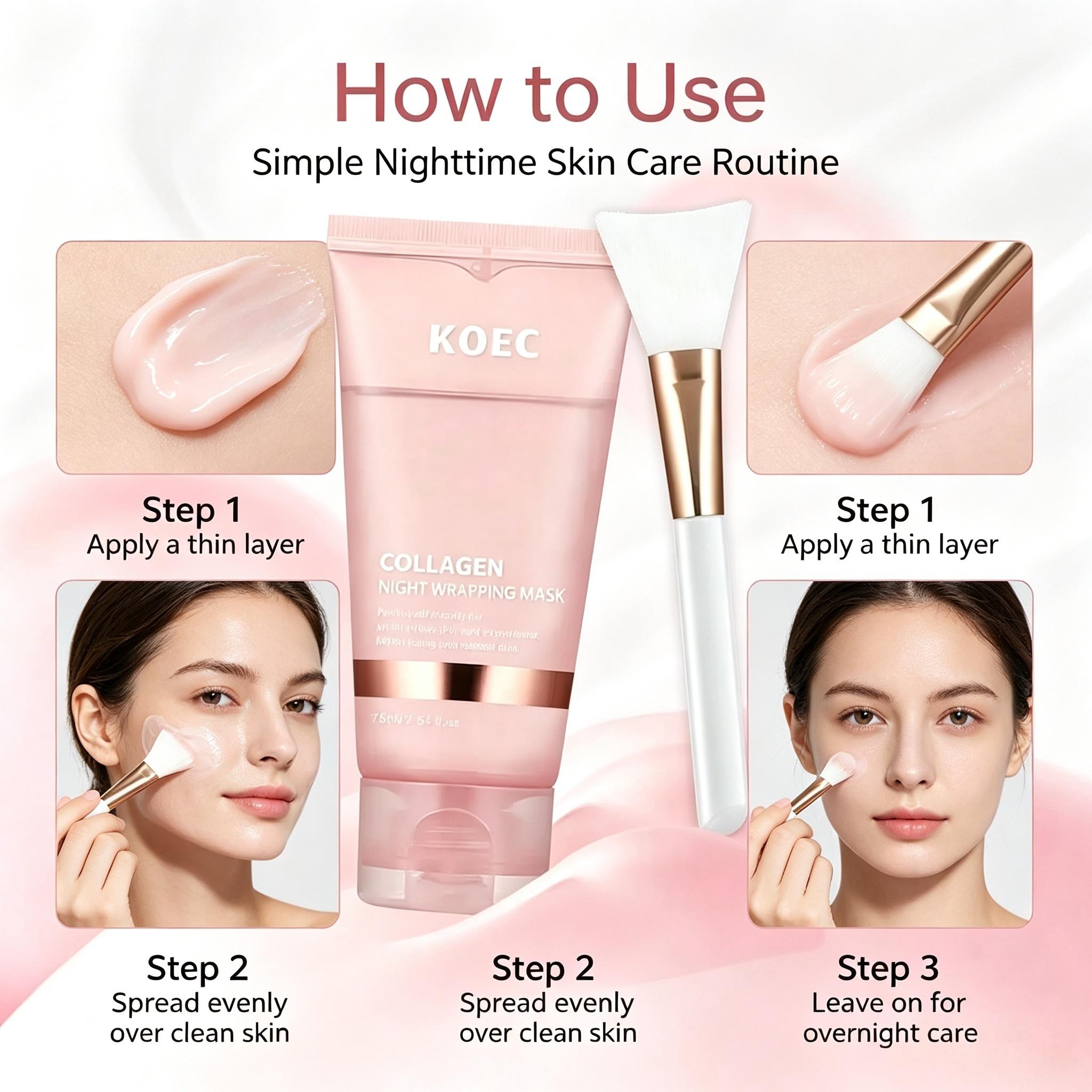 قناع الكولاجين الليلي للتقشير، - مراجعة Peptide Neck Cream وسعره
